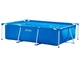Каркасный бассейн Intex 28272 синий с чашей из ПВХ 300×200×75 см прямоугольный (21-9-28272) - изображение 1