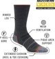 Комплект шкарпеток з контролем вологості 6 пар Skechers 6-Pack Work Crew Socks Color: Sand US8-12 EU41-45 26-30см - зображення 6