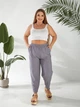 Жіночі льняні штани вільного крою Uaclothes 54-56 Сірий (like37712-181431359) - изображение 1