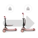 3-колісний самокат Kinderkraft Halley 2 Rose Pink, 5902533930173 - зображення 4
