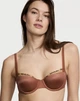 Комплект білизни Very Sexy Logo Lightly Lined Balconette Bra Коричневий 34D-XS - зображення 3