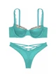 Комплект білизни Very Sexy Logo Lightly Lined Balconette Bra Бірюзовий 34D-L - изображение 1