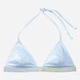 Купальник Triangle Shine Swim зі стразами,з шимером,Блакитний S - зображення 2