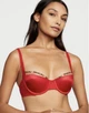 Бюстгальтер Very Sexy Logo Lightly Lined Balconette Bra Червоний 34C - зображення 1