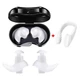 Беруши для плавания бассейна защита от воды Silenta Swim Pro White (Black case) + Клипса (12346cl) - изображение 1