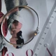 Серебряный браслет с натуральным топазом 2.996ct, фианитами, вес изделия 7,92 гр (2206798) - изображение 4