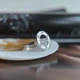 Серебряное кольцо с фианитами 0.14ct, вес изделия 2,02 гр (2197737) - изображение 5