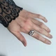 Серебряное кольцо с фианитами 0.14ct, вес изделия 2,02 гр (2197737) - изображение 6