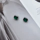 Срібні сережки з натуральним агатом 10.207ct (2170877) - зображення 2
