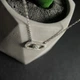 Серебряное колье с фианитами, вес изделия 3,97 гр (2209157) - изображение 7