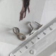 Серебряные серьги без камней (2203223) - изображение 4