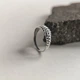 Серебряное кольцо с без камней, вес изделия 1,31 гр (2211235) - изображение 2