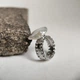 Серебряное кольцо с натуральным жемчугом барочным, вес изделия 7,1 гр (2185161) - изображение 2