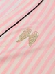 Сатиновий халат Victoria's Secret Pretty Blossom Iconic Stripe Satin Short Robe XS/S - зображення 3