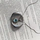 Серебряная подвеска с топазом 3.265ct, фианитами (2206965) - изображение 5