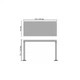 Каркас стола Barsky StandUp User white (FBSTh-02) Barsky FBSTh-02 1044366 - изображение 6