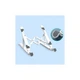 Подставка для ноутбука Orico 11-17", 7 position (15°-45°) plastic white (HS081829) Orico HS081829 1044370 - изображение 2