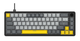 Клавіатура ігрова механічна ajazz ak690 grey-yellow - зображення 1