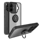 Чохол Fiji Colorframe для Xiaomi 15T Pro матовий бампер з кільцем підставкою Black - зображення 1