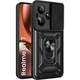 Чехол Fiji Camera Defence для Realme GT 7T / GT 7 бампер с защитой камеры и подставкой Black - изображение 1