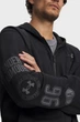 Чоловіче чорне худі UA Rival LW Graphic FZ Under Armour L 6014687-001 - зображення 3