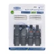 Коннекторы MC4 TOMZN 1000V 45A, PV Wire End, комплект Male/Female для солнечных панелей - изображение 3