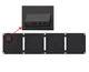 Солнечная панель 40W, USB A/C + DC, складная портативная, ETFE монокристалл, для туризма, черная - изображение 2