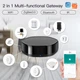 Шлюз MOES ZigBee 3.0, Bluetooth, WiFi, Gateway Hub, безпровідний міст, Tuya, Alexa, Google Home - зображення 5