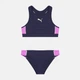 Детский раздельный купальник для девочки Puma 94754301 110-116 см Navy/Electric Orchid (8720245781114) - изображение 1