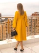 Молодежное женское платье свободного кроя Fashion 42/44 горчичный - изображение 2