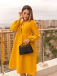 Молодежное женское платье свободного кроя Fashion 42/44 горчичный - изображение 4