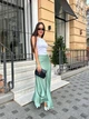Жіноча шовкова максі спідниця Uaclothes 46-48 Зелений (like37768-181991350) - изображение 2