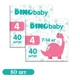 Дитячі підгузки 80 шт Dino Baby розмір 4 (7-14 кг) - зображення 1