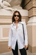 Жіноча сорочка зі стрейч-котону вільного крою з манжетами Seventeen L-XL Білий (2000000178004) - изображение 5