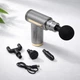 Перкуссионный массажер ударный пистолет для тела Massage Gun ручной вибромассажер для мышц вибрационный электромассажер, массажный пистолет для спины шеи, ног, рук, миофасциальный, портативный аккумуляторный, 4 насадки, 6 скоростей Серый - изображение 12