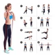 Резинка для фитнеса петля, лента-эспандер 15-35 кг 2080*13 мм Feel Fit Красная - изображение 5