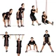 Резинка для фитнеса петля, лента-эспандер 15-35 кг 2080*13 мм Feel Fit Красная - изображение 6
