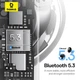 Беспроводные Bluetooth наушники Baseus Bowie E19 (A00069600113-00) |TWS наушники, вакуумные, Bluetooth 5.3, 35/500mAh, до 5 часов работы, встроенный микрофон, сенсорное управление, быстрая зарядка| Черный - изображение 9