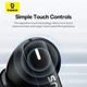 Беспроводные Bluetooth наушники Baseus Bowie E19 (A00069600113-00) |TWS наушники, вакуумные, Bluetooth 5.3, 35/500mAh, до 5 часов работы, встроенный микрофон, сенсорное управление, быстрая зарядка| Черный - изображение 10