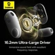 Бездротові Bluetooth навушники відкритого типу Baseus Earbuds Eli Sport |TWS, Bluetooth 5.3, 65/600mAh, USB Type-C, до 7.5 годин роботи, вбудований мікрофон, швидка зарядка, сенсорне керування, водонепроникність IPX4| Зелений - зображення 12