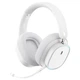 Бездротові Bluetooth навушники Baseus AeQur GH02 |портативна стерео гарнітура, Bluetooth 5.3/2.4G/AUX, 600 мАг, до 40 годин відтворення, Hi-Res аудіо, знімний мікрофон, швидка зарядка, RGB-підсвітка| Білий - зображення 1