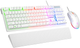 Комплект дротовий Rampage Fortuna USB White (KM-RX7WHITE) - зображення 5
