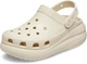 Крокси жіночі на платформі Crocs Classic Crush Bone 36 (EU 36-37) бежеві - изображение 4