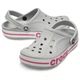 Крокси жіночі сабо Crocs Bayaband Light Grey/Candy Pink 38 сірі - зображення 5