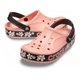 Крокси жіночі сабо Crocs Bayaband Melon/Floral 40 коралові - изображение 3