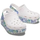 Дитячі крокси на платформі метелики Crocs Classic Cutie Clog Butterfly 29 білі - зображення 4