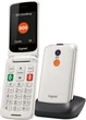 Телефон 2.8" Gigaset GL590 / 2G / 2-SIM / Bluetooth 2.1 / FM / Камера 0.3Мп / 800мАг / Ліхтарик / Кнопка підтримки / Англійська мова / White b1 - зображення 1