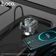 Автомобільний FM трансмітер модулятор HOCO E70 Black 1USB 1PD QC PD30W BT50 - зображення 2