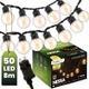 Наружная гирлянда на 50 LED-шариков, 8м, от сети 230V, теплый свет 3000 K, IP44, Lumiled Nessa - изображение 2