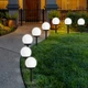 Світильник садовий на сонячній батареї, LED куля 10 см, SmartLED, 6шт - изображение 9